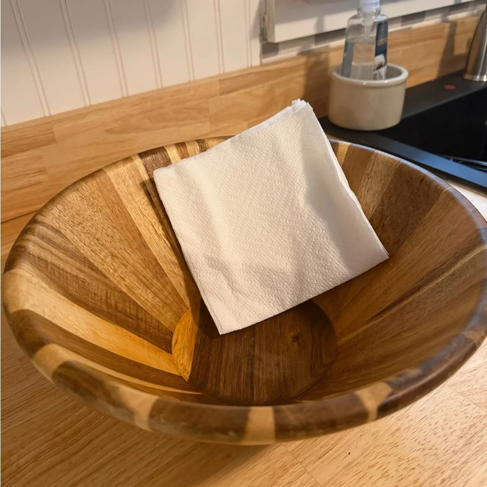 Threshold Handcrafted Wooden Bowl